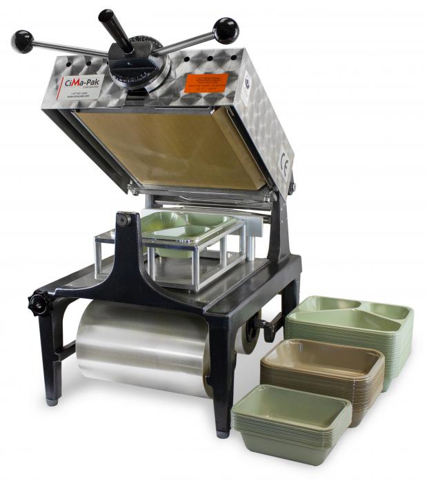 Manual Tray Sealer for Warm Cold Foods COMPACT MODEL II