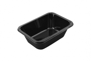 These is a CPET Tray which is dual ovenable.