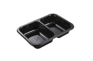 The CPET 2187 series trays is a mid sized tray ideal for smaller portion meals, lunch size meals, meals for diet conscious customers, etc..