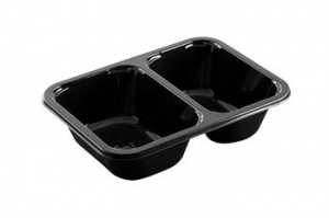 The CPET 2187 series trays is a mid sized tray ideal for smaller portion meals, lunch size meals, meals for diet conscious customers, etc..