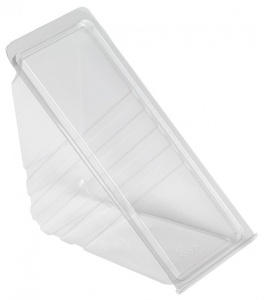 This is a tray made of APET material. It is famously used for cold sandwiches.