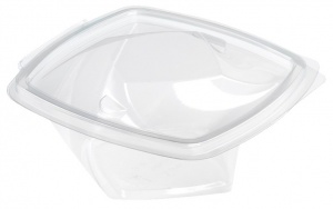 This is a bowl made of APET material. It is made for cold foods and snacks. 