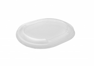 This is a lid made of APET material. It is used for many trays.