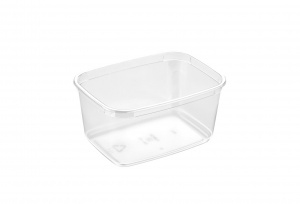 This is a tray which is made with APET material. It is commonly used for cold foods and snacks.