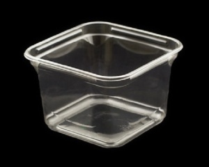 This shows our 16 oz. clear APET container for soft cheeses, hummus,, coleslaw and fresh cut veggies.