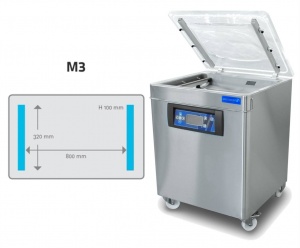 Système M3 - Scelleuse sous-vide sur roues