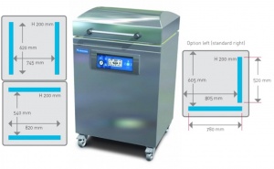 Système M5 - Scelleuse sous-vide à grande puissance