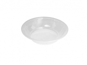 Circular PP bowl used in Microwave ovens.  Ideal for soups and chili.