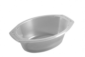 Circular PP bowl used in Microwave ovens.  Ideal for soups and chili.