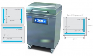 Système M6 - Scelleuse sous-vide à grande puissance