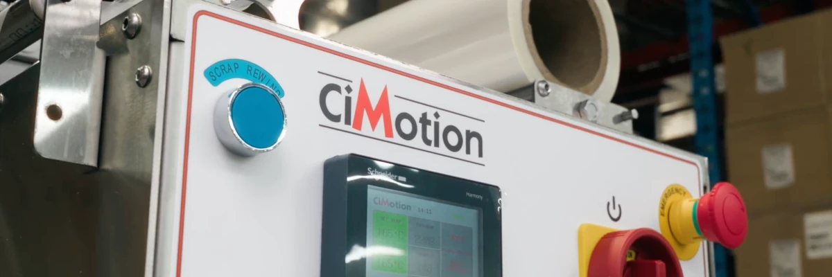 Closeup of CiMotion Tray Sealer